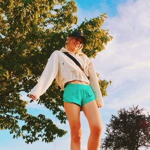 Lululemon Kelly Green Shorts